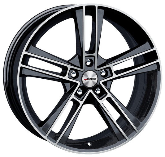 Autec Typ R - Rias schwarz metallic poliert 8.5x20 ET35 - LK5/120 ML72.6