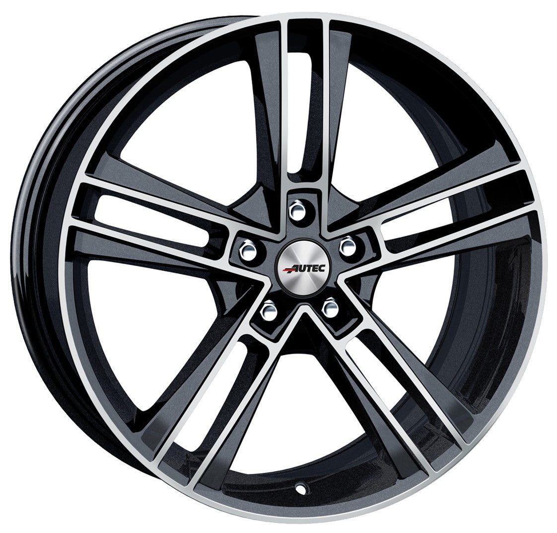 Autec Typ R - Rias schwarz metallic poliert 8.5x20 ET45 - LK5/114.3 ML70