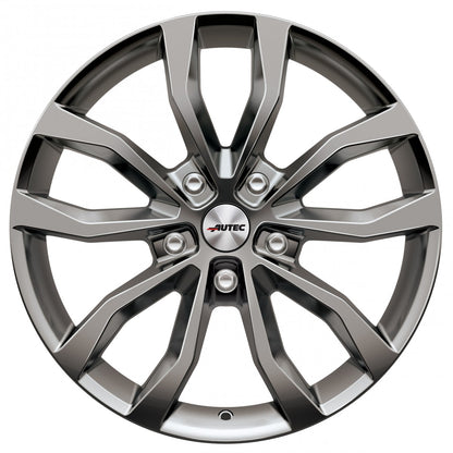Autec Typ U - Uteca titansilber 8.5x19 ET55 - LK5/112 ML66.5