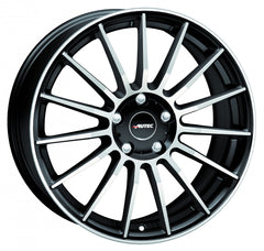 Autec Typ L - Lamera schwarz matt poliert Alufelge 8x18 Zoll ET38 LK 5x114.3 ML70