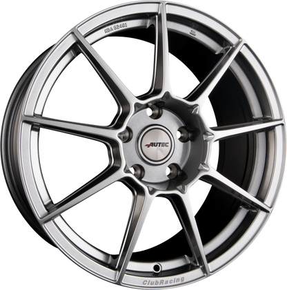 Autec Typ CR - ClubRacing hyper silber Alufelge 8.5x18 Zoll ET38 LK 5x114.3 ML70 – Bild 4