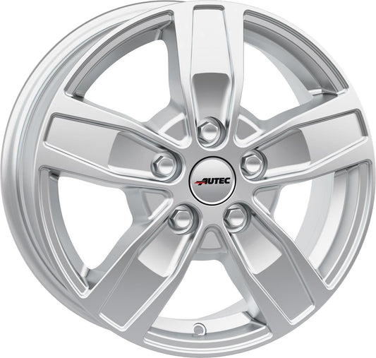 Autec Typ Q - Quantro 5-Loch brillantsilber 7.5x18 ET45 - LK5/118 ML71.1