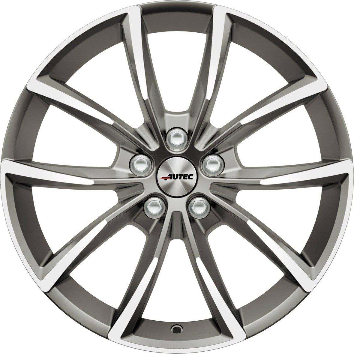 Autec Typ AS - Astana titansilber poliert 8x18 ET44 - LK5/112 ML57.1