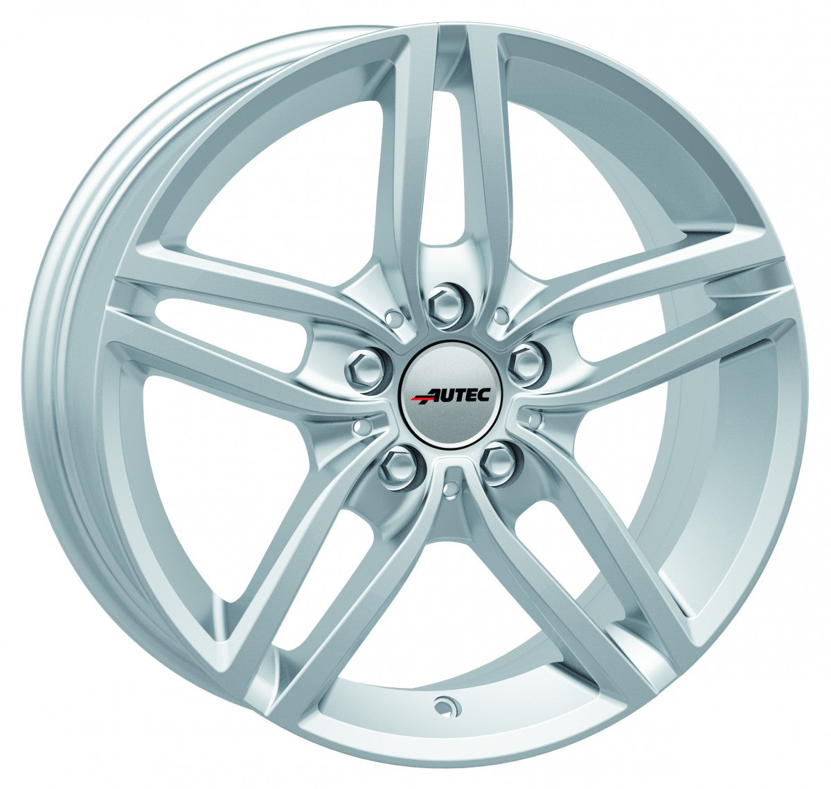 Autec Typ K - Kitano brillantsilber Alufelge 7x16 Zoll ET25 LK 5x112 ML66.6