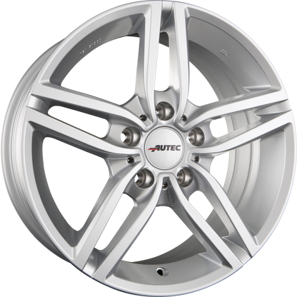 Autec Typ K - Kitano brillantsilber Alufelge 7x16 Zoll ET25 LK 5x112 ML66.6 – Bild 5