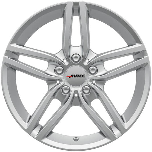 Autec Typ K - Kitano brillantsilber Alufelge 7x16 Zoll ET25 LK 5x112 ML66.6 – Bild 2