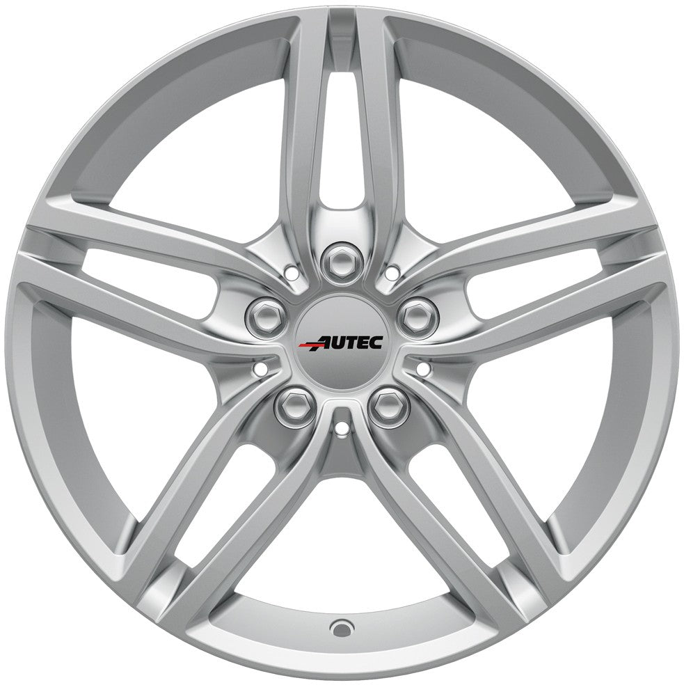 Autec Typ K - Kitano brillantsilber Alufelge 7x16 Zoll ET25 LK 5x112 ML66.6 – Bild 2