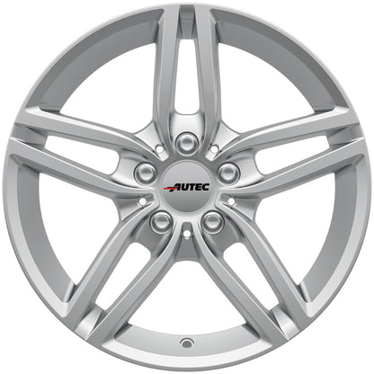 Autec Typ K - Kitano brillantsilber Alufelge 7x16 Zoll ET25 LK 5x112 ML66.6 – Bild 2