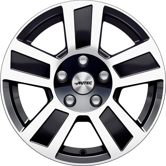 Autec Typ TG - Tigris schwarz poliert 6x14 ET30 - LK5/112 ML66.6