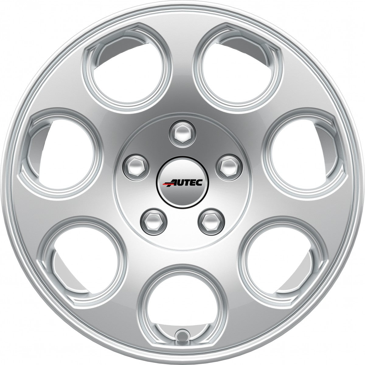 Autec Typ YN - Yuna brillantsilber lackiert 6x15 ET30 - LK5/112 ML66.6