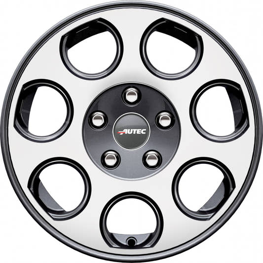 Autec Typ YN - Yuna graphit poliert Alufelge 6x15 Zoll ET30 LK 4x100 ML66.6