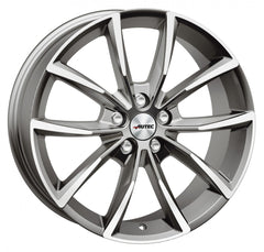 Autec Astana (AS) Titansilber Poliert Alufelge 9x19 Zoll ET35 LK 5x112 ML66.6