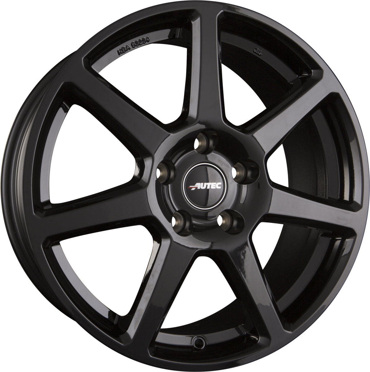 Autec Typ TL - Tallin schwarz Alufelge 7.5x17 Zoll ET45 LK 5x108 ML70 – Bild 4