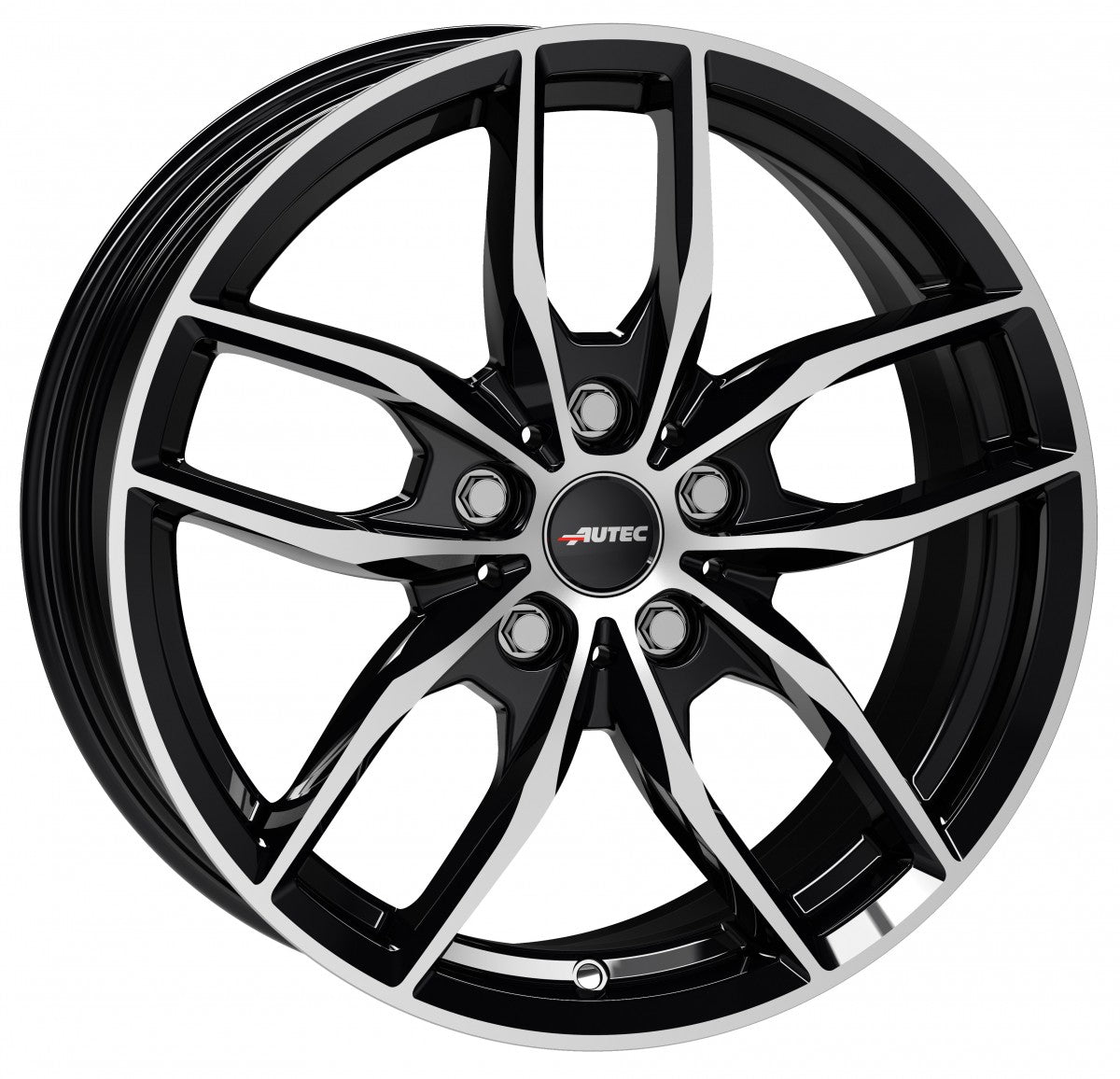 Autec Typ BV - Bavaris schwarz poliert 6.5x16 ET54 - LK5/112 ML66.6