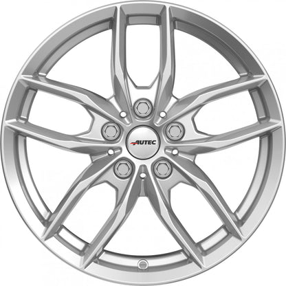 Autec Typ BV - Bavaris brillantsilber lackiert Alufelge 7.5x17 Zoll ET52 LK 5x112 ML66.6 – Bild 2