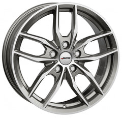 Autec Typ BV - Bavaris titansilber poliert Alufelge 7.5x17 Zoll ET30 LK 5x112 ML66.6