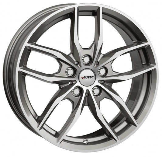 Autec Typ BV - Bavaris titansilber poliert 7.5x17 ET30 - LK5/112 ML66.6