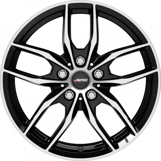 Autec Typ BV - Bavaris schwarz poliert Alufelge 7.5x17 Zoll ET52 LK 5x112 ML66.6