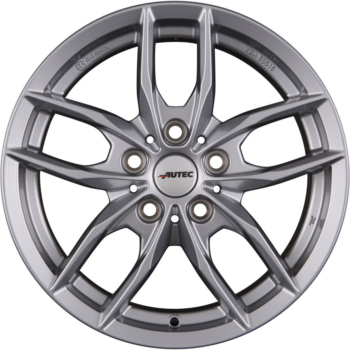 Autec Typ BV - Bavaris brillantsilber lackiert Alufelge 8x18 Zoll ET30 LK 5x112 ML66.6 – Bild 3