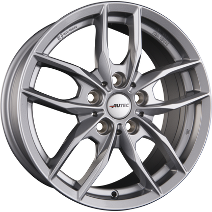 Autec Typ BV - Bavaris brillantsilber lackiert Alufelge 8x18 Zoll ET30 LK 5x112 ML66.6 – Bild 4