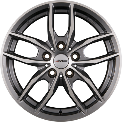 Autec Typ BV - Bavaris titansilber poliert Alufelge 8x18 Zoll ET30 LK 5x112 ML66.6 – Bild 3