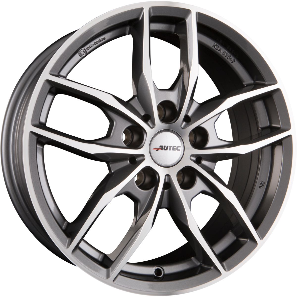 Autec Typ BV - Bavaris titansilber poliert Alufelge 8x18 Zoll ET30 LK 5x112 ML66.6 – Bild 4
