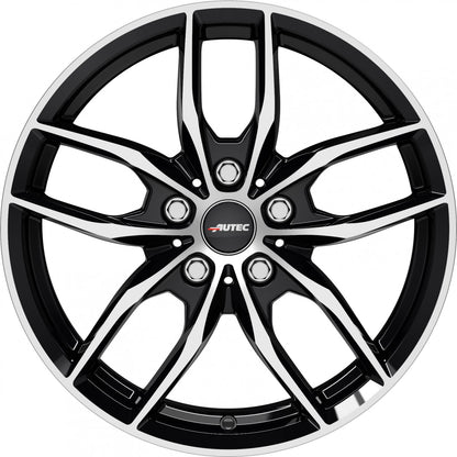 Autec Typ BV - Bavaris schwarz poliert 8x18 ET54 - LK5/112 ML66.6