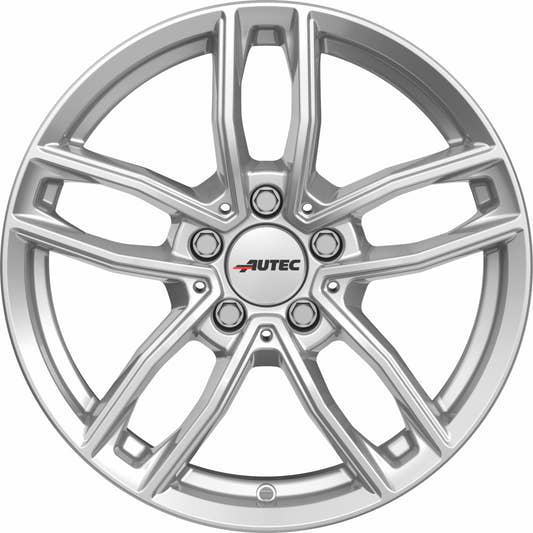Autec Typ MC - Mercador brillantsilber Alufelge 6.5x17 Zoll ET38 LK 5x112 ML66.5