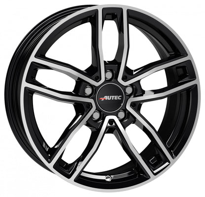 Autec Typ MC - Mercador schwarz poliert 8x18 ET40 - LK5/112 ML66.5