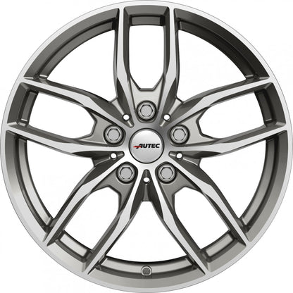 Autec Typ BV - Bavaris titansilber poliert 7x17 ET54 - LK5/112 ML66.6