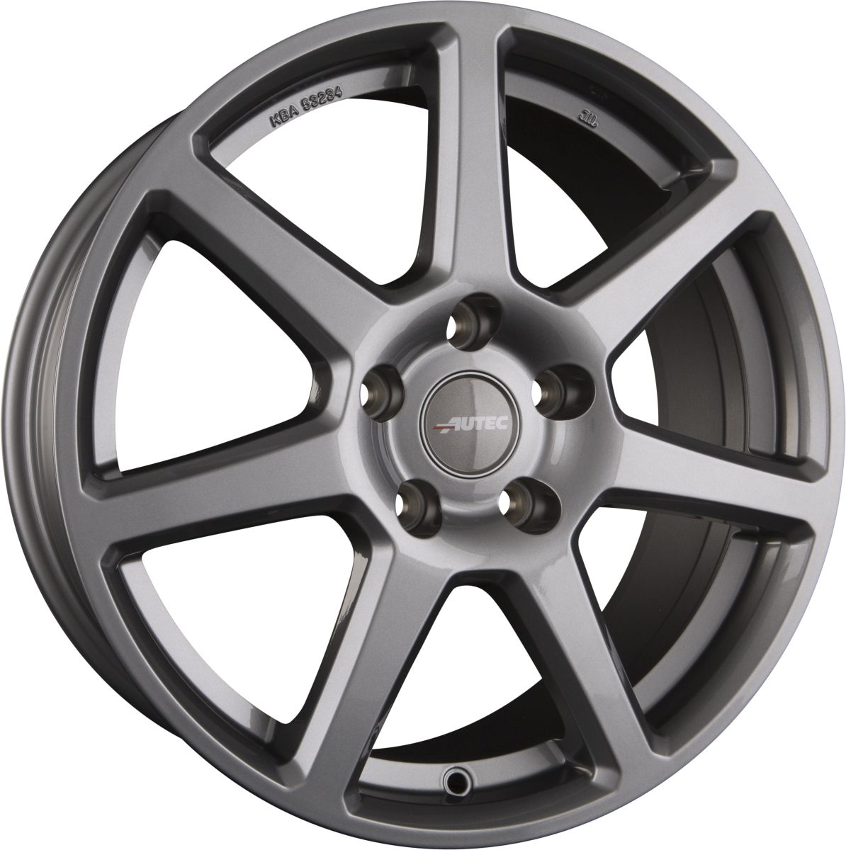 Autec Typ TL - Tallin titansilber Alufelge 6.5x16 Zoll ET32 LK 4x108 ML65.1 – Bild 4