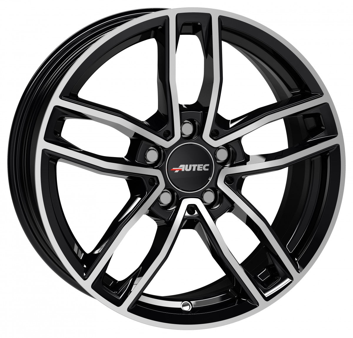 Autec Typ MC - Mercador schwarz poliert 8x19 ET40 - LK5/112 ML66.5