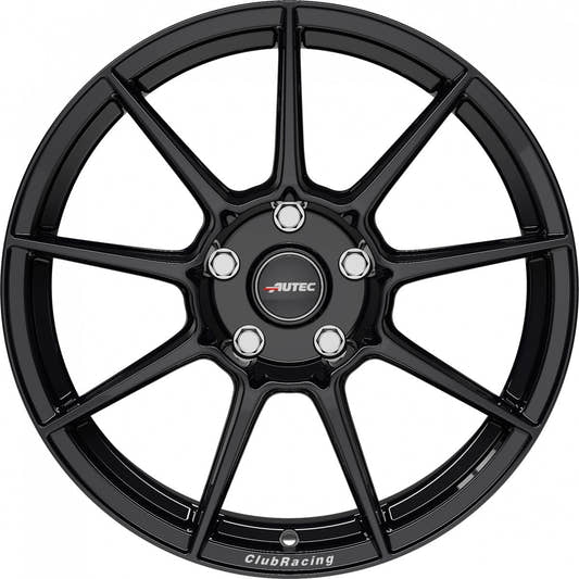 Autec Typ CR - ClubRacing EVO schwarz 9x17 ET45 - LK5/114.3 ML70