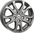 Autec Typ KS - Kiso titansilber Alufelge 6.5x16 Zoll ET60 LK 5x120 ML65.1