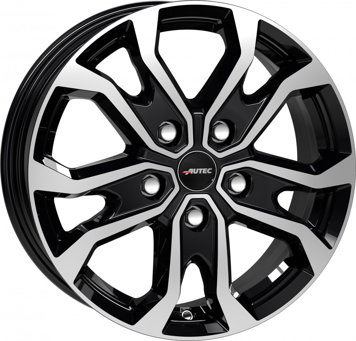 Autec Typ KS - Kiso schwarz poliert 7x17 ET37 - LK5/114.3 ML66.1