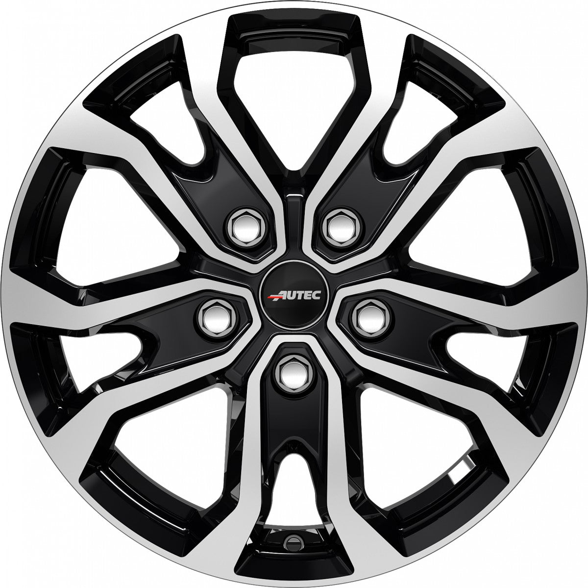 Autec Typ KS - Kiso schwarz poliert 7x17 ET46 - LK5/108 ML65.1
