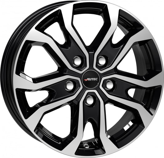 Autec Typ KS - Kiso schwarz poliert 7x17 ET51 - LK5/112 ML66.5