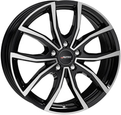 Autec Typ VN - Vidron schwarz poliert Alufelge 7x17 Zoll ET51 LK 5x100 ML57.1
