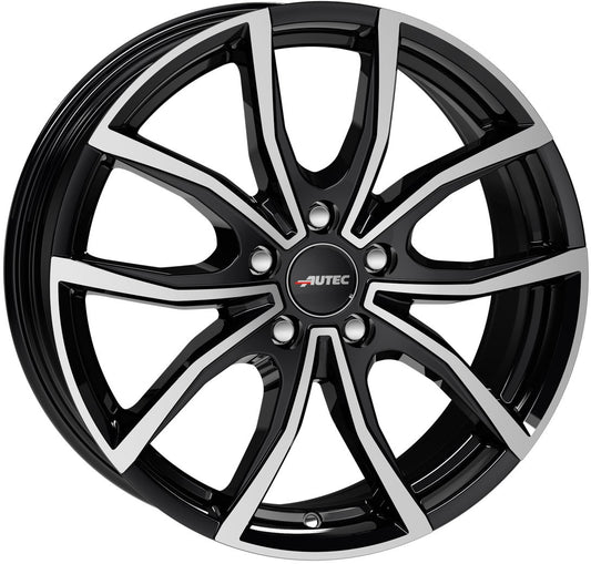 Autec Typ VN - Vidron schwarz poliert 7.5x18 ET49 - LK5/108 ML65.1
