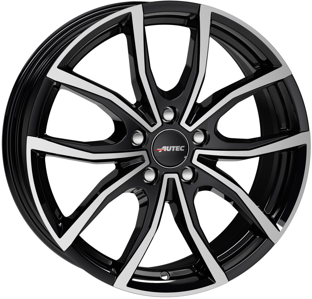Autec Typ VN - Vidron schwarz poliert 6x15 ET38 - LK5/100 ML57.1