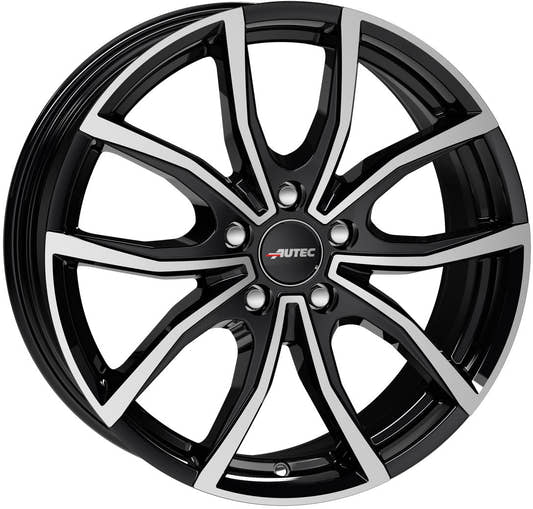 Autec Typ VN - Vidron schwarz poliert Alufelge 8x19 Zoll ET39 LK 5x112 ML66.5