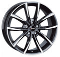 Autec Typ AS - Astana schwarz poliert Alufelge 9x21 Zoll ET45 LK 5x112 ML57.1