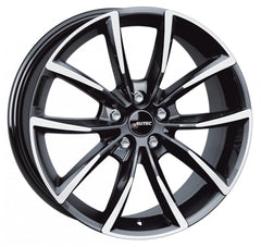 Autec Typ AS - Astana schwarz poliert Alufelge 9x21 Zoll ET45 LK 5x112 ML57.1