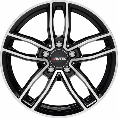 Autec Typ MC - Mercador schwarz poliert 8x19 ET32.5 - LK5/112 ML66.5