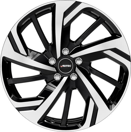 Autec Typ RX - Rixon schwarz poliert 7x19 ET47.5 - LK5/108 ML63.3