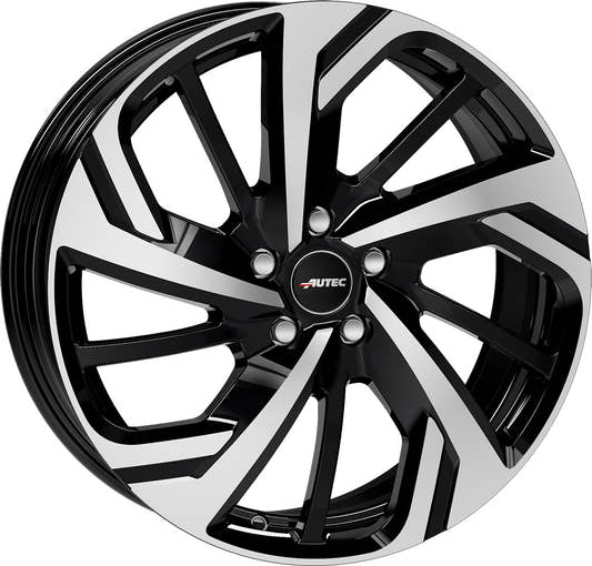 Autec Typ RX - Rixon schwarz poliert 8.5x19 ET56 - LK5/108 ML63.3