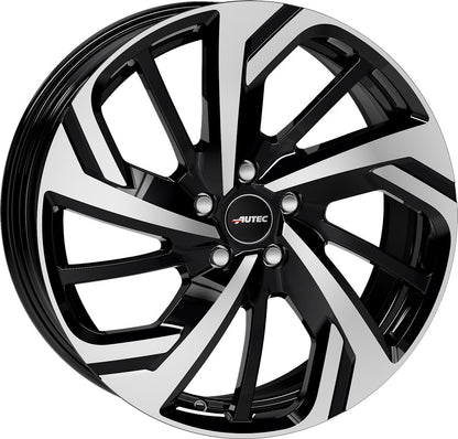 Autec Typ RX - Rixon schwarz poliert 8.5x18 ET40 - LK5/114.3 ML64.2