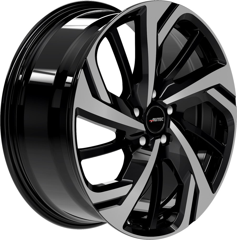 Autec Typ RX - Rixon schwarz poliert 9x18 ET58 - LK5/112 ML66.5