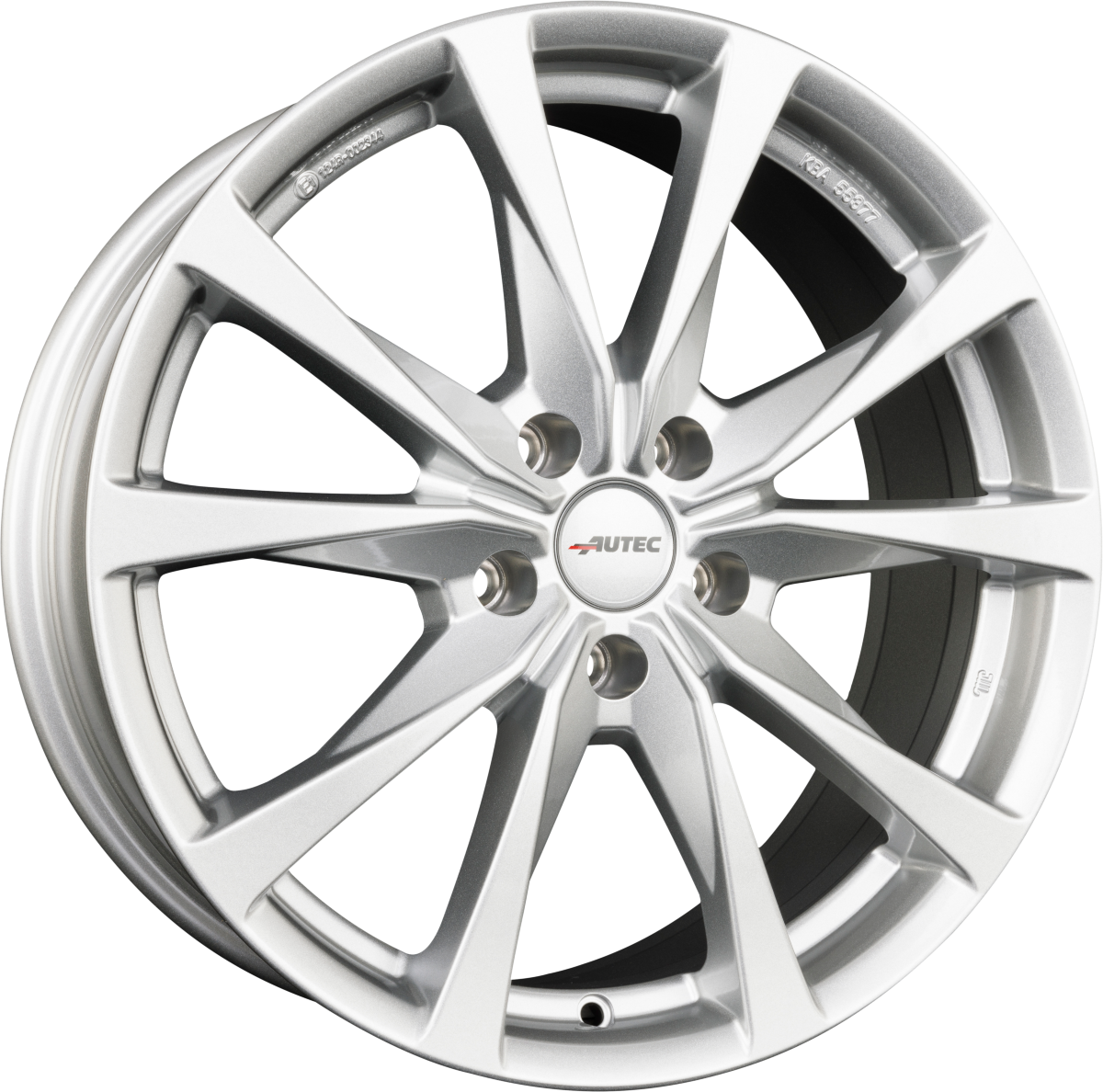 Autec Typ BX - Brixen brillantsilber Alufelge 6.5x16 Zoll ET41 LK 5x112 ML57.1 – Bild 5