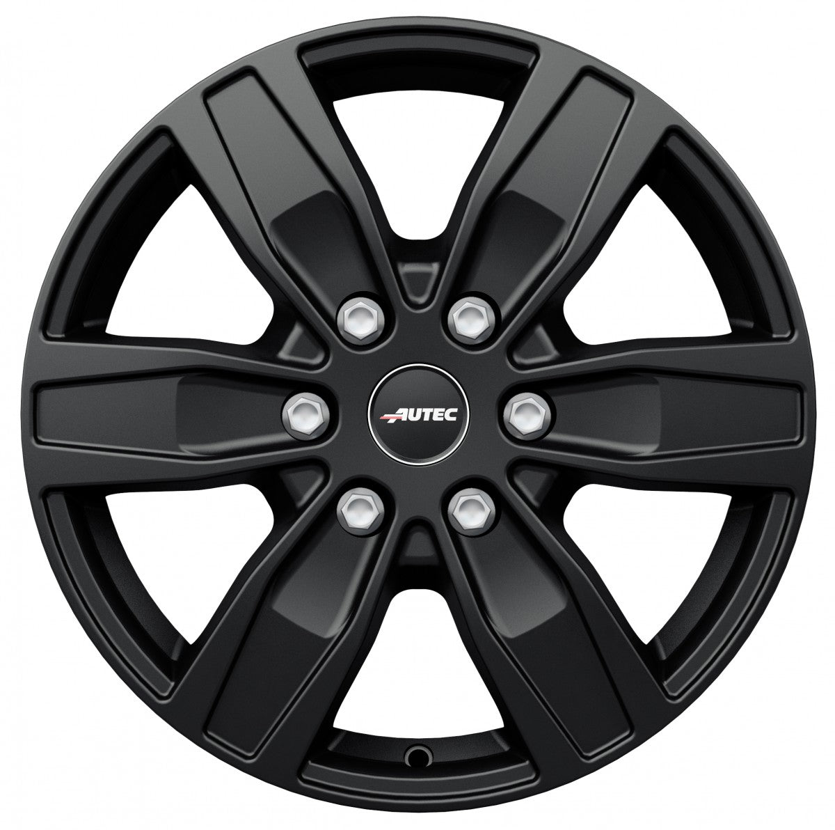 Autec Typ Q - Quantro 6-Loch schwarz matt 6.5x16 ET50 - LK6/120 ML74.6